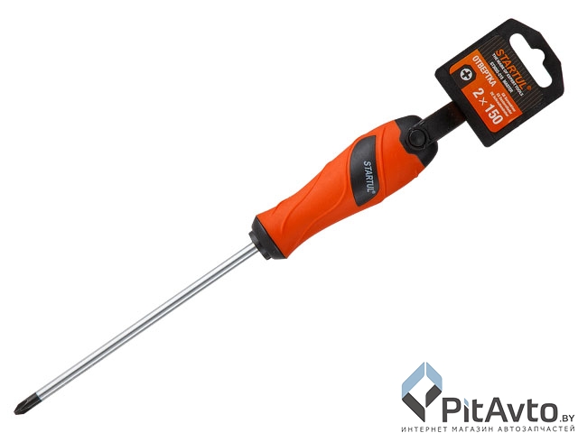 Отвертка + №2 150мм PH STARTUL MASTER (ST3055-215) (крестовая Phillips)