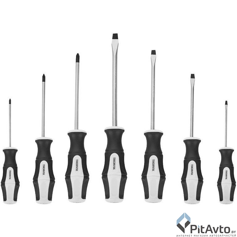 Набор отверток стержневых THORVIK SDS07CO 7пр