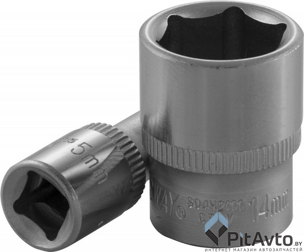 Головка торцевая шестигранная JONNESWAY 1/4