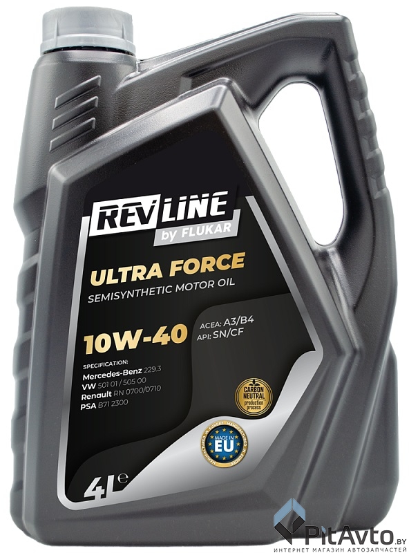 Масло моторное Revline ULTRA FORCE SEMISYNTHETIC 10W-40 4л