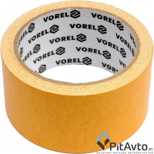Лента клеящаяся двухсторонняя VOREL 50мм х 25м / 75262