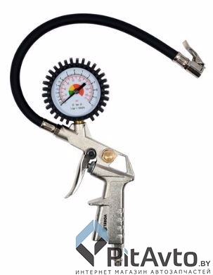 Пистолет для подкачки колес с аналогом манометром VOREL 81650 8 Bar