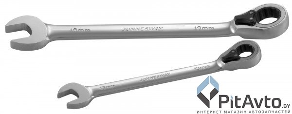 Ключ комбинированный с трещоткой и реверсом JONNESWAY 10мм
