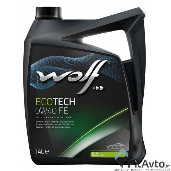 Масло моторное Wolf Ecotech 0W-40 FE 4л