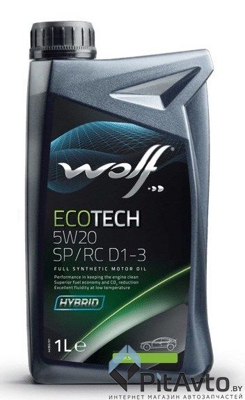 Масло моторное Wolf Ecotech 5W-20 1л