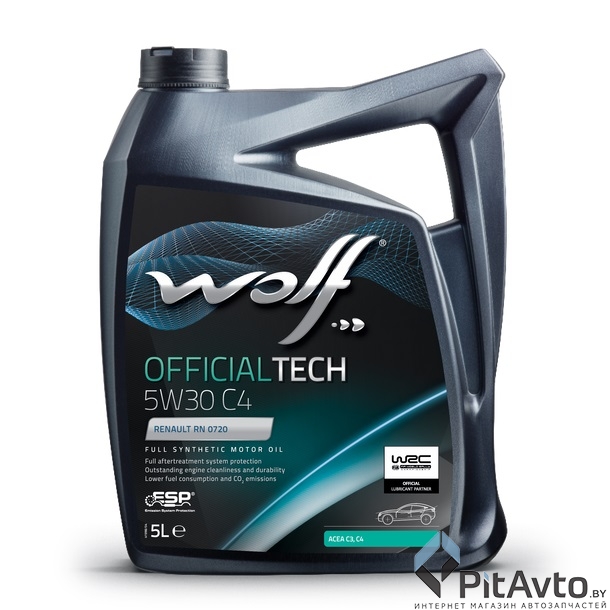Масло моторное WOLF OfficialTech 5W-30 C4 5л