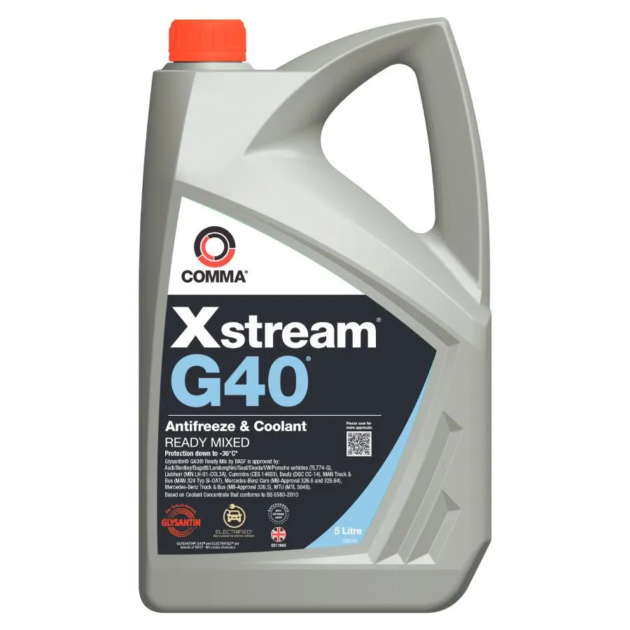 Антифриз готовый Comma Xstream G40 G12++ (5л)