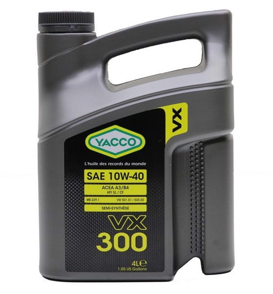 Моторное масло YACCO 10W40 VX 300 4л