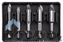 Набор экстракторов обломанных болтов YATO YT-06035 5 пр