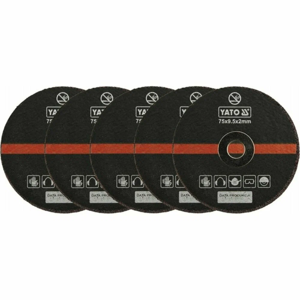 YATO YT-0994 Круг отрезной по металлу 75x2,0x9,5мм (5шт)