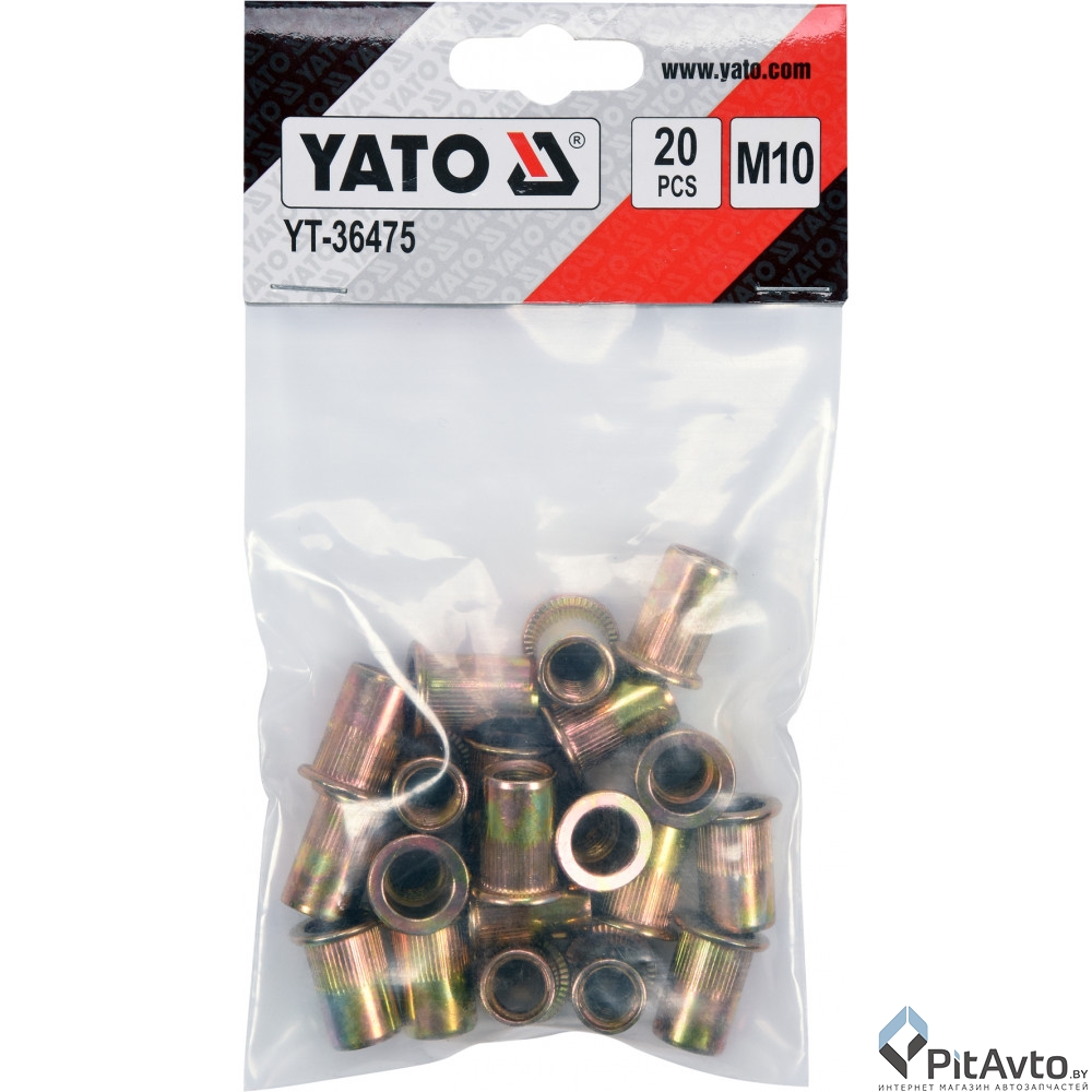 Заклепка резьбовая YATO М10 20шт