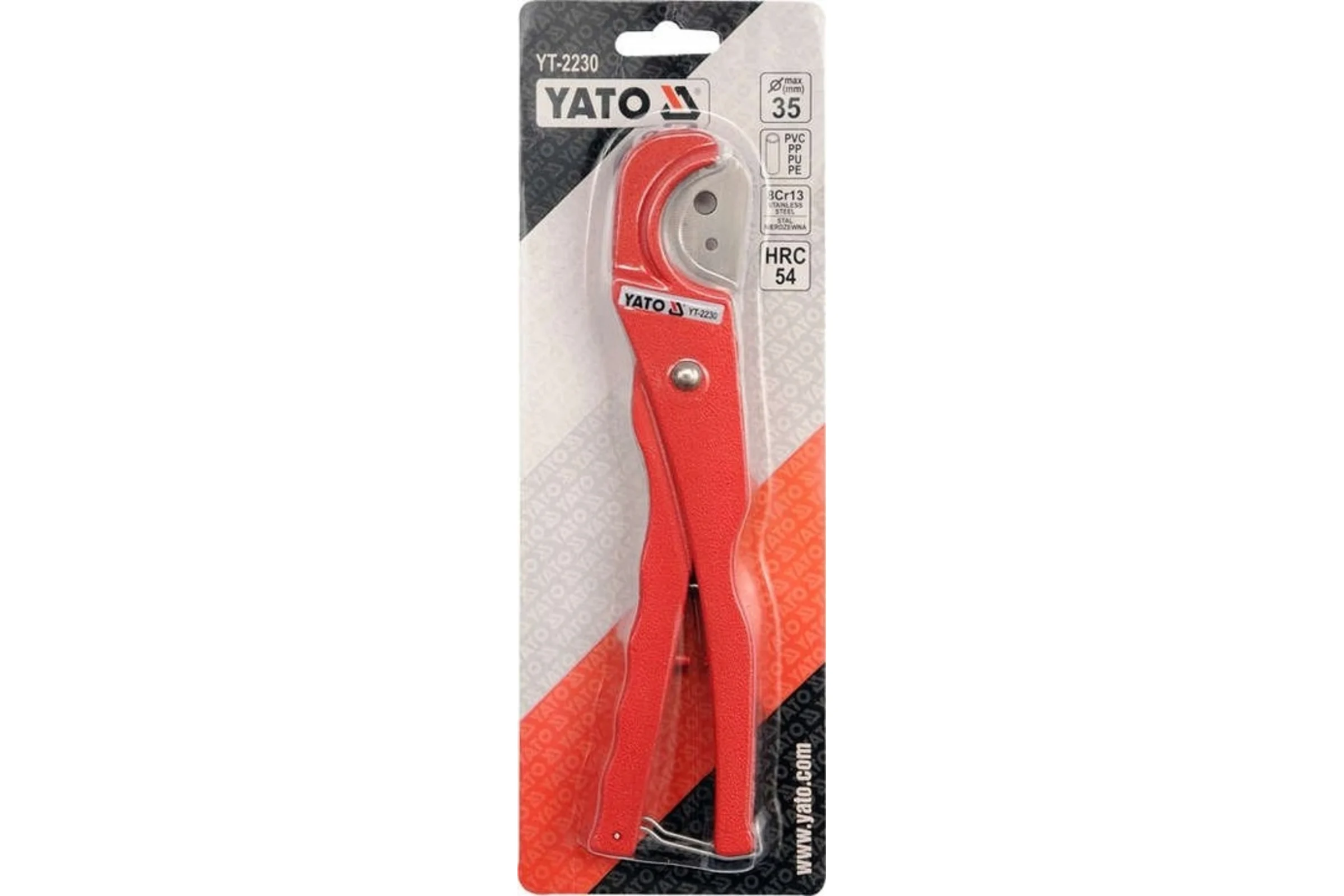 Труборез для пластиковых труб до 35мм / YATO YT-2230