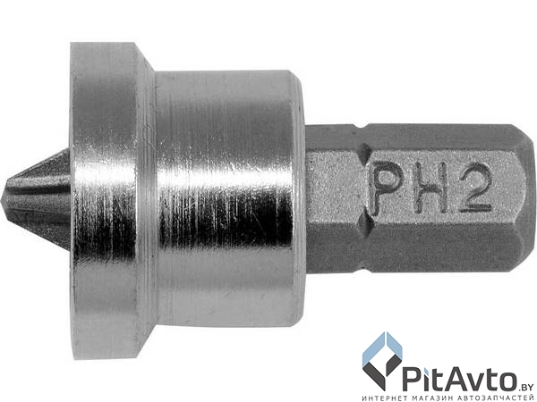 Набор бит-насадок крестообразных с ограничителем для мягких материалов YATO PH2 25мм 20шт