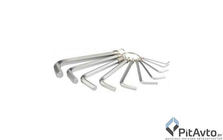 Набор ключей торцевых HEX Г-образных YATO 10пр / YT-0504