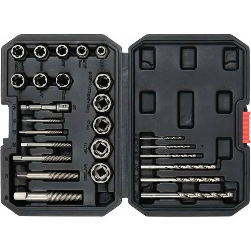 Набор экстракторов обломанных болтов YATO 27пр / YT-05893