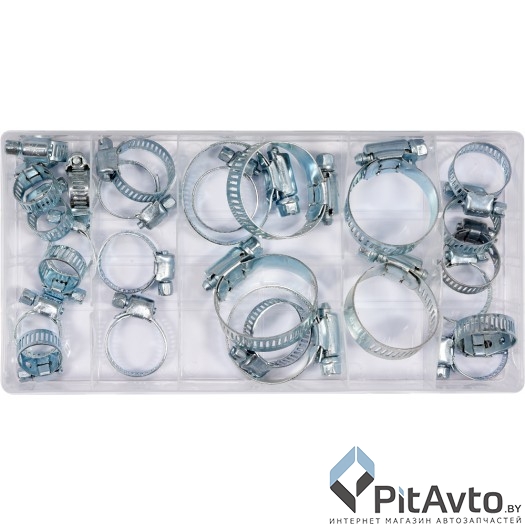 YATO YT-06782 Набор хомутов винтовых 26пр