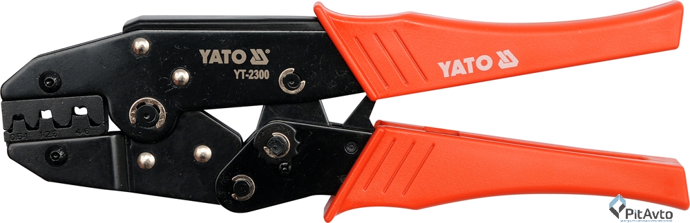 Клещи для обжима и зачистки проводов, 0.5-6 мм2, YATO, YT-2300