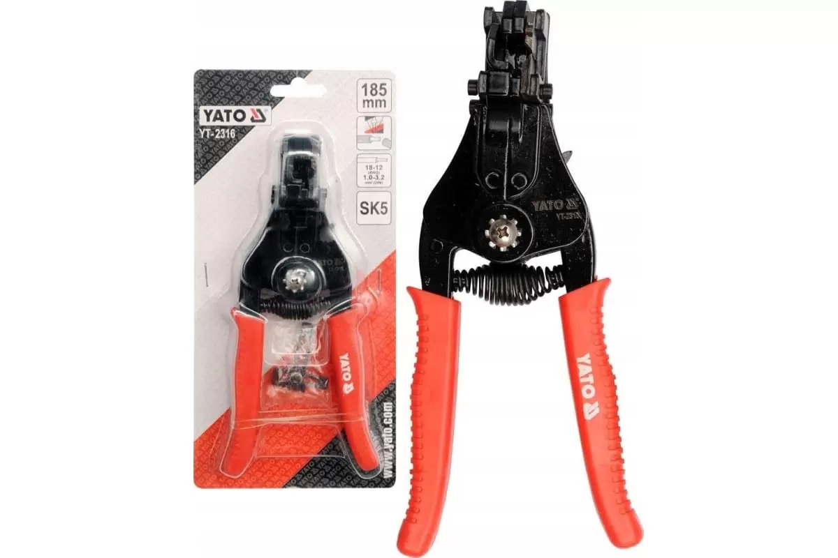 Клещи для снятия изоляции YATO 1 - 3.2 мм2 / YT-2316