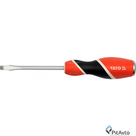 Отвертка ударная шлицевая 6 х 100 мм, YATO, YT-25985