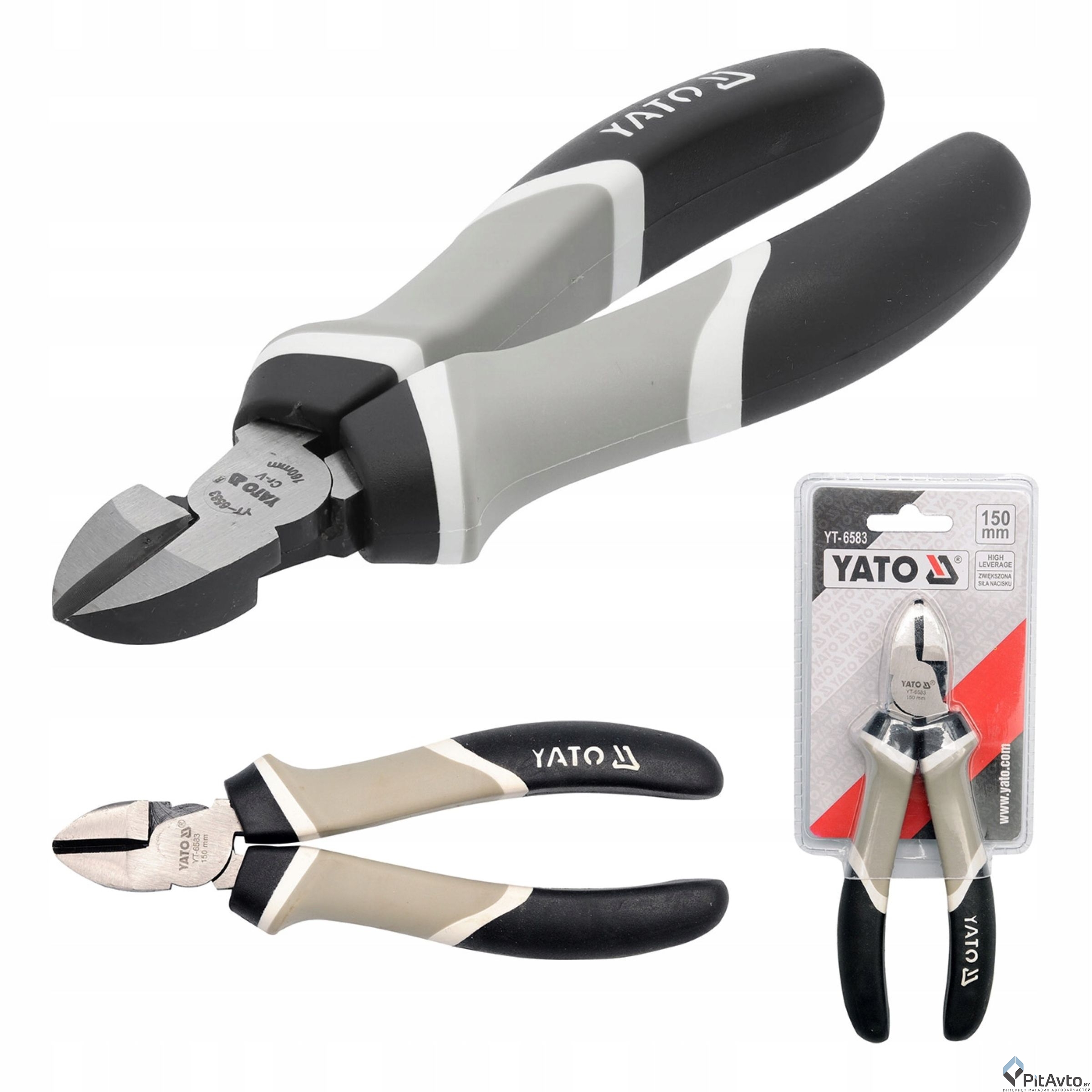 Бокорезы диагональные YATO 160мм / YT-6583