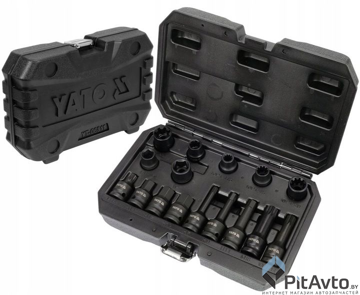 Набор головок-бит для тормозных систем YATO 1/2