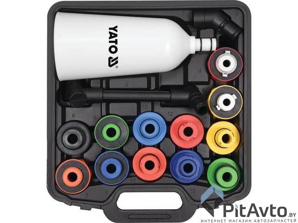 Воронка пластмассовая с адаптерами YATO 2л 15пр