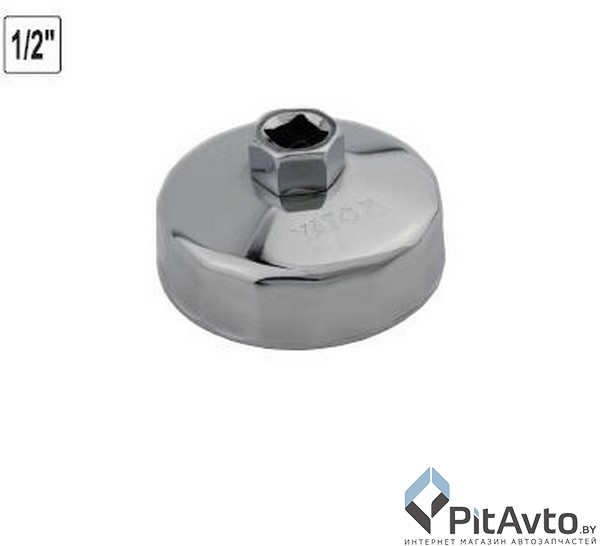Съемник масляного фильтра шестигранный YATO 1/2