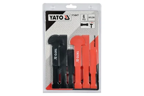 Изображение Набор пластиковых зубил для снятия обивки салона YATO 6пр Набор пластиковых зубил для снятия обивки салона YATO 6пр