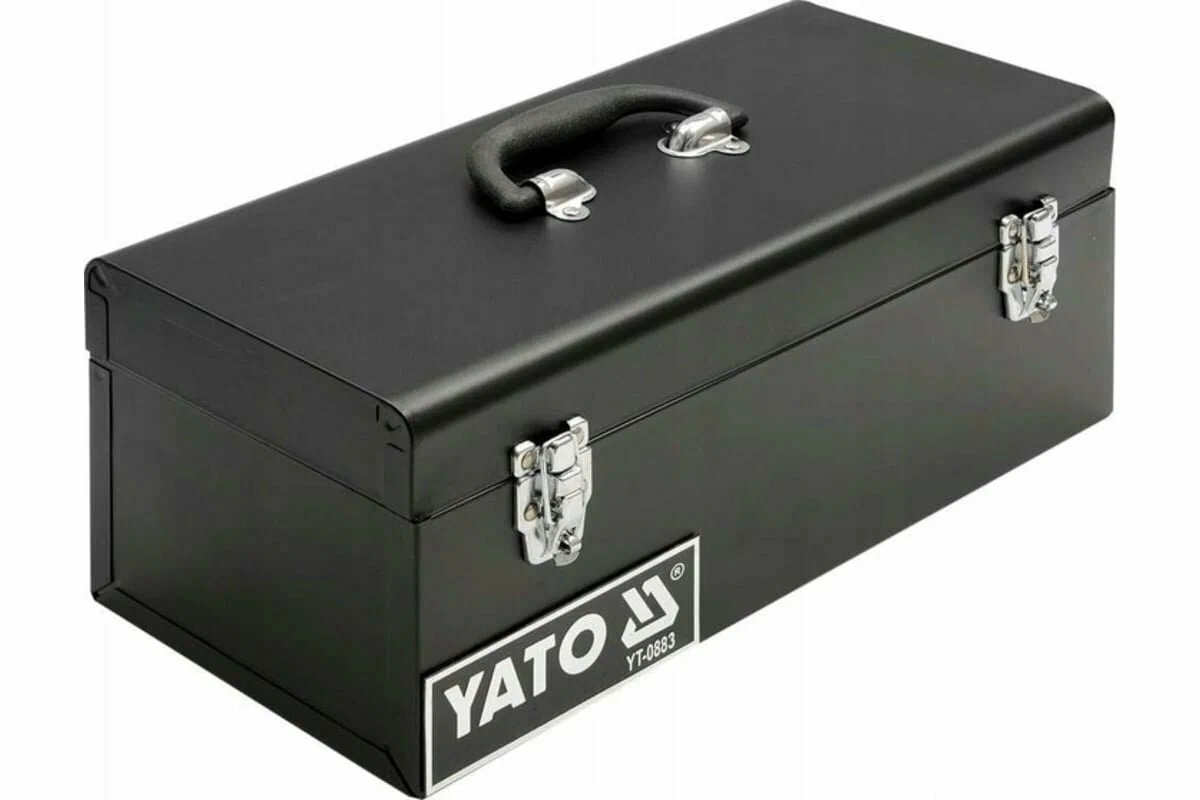 Изображение Ящик для инструмента металлический YATO 428х180х180мм Ящик для инструмента металлический YATO 428х180х180мм