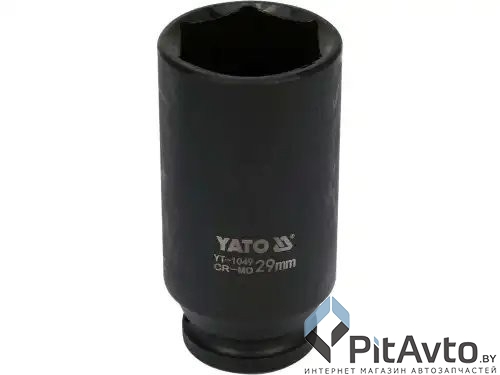 Изображение Головка ударная глубокая шестигранная YATO 1/2 Головка ударная глубокая шестигранная YATO 1/2