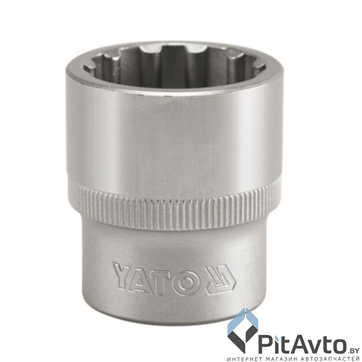 YATO YT-1472 Головка торцевая 20 мм, SPLINE, 1/2