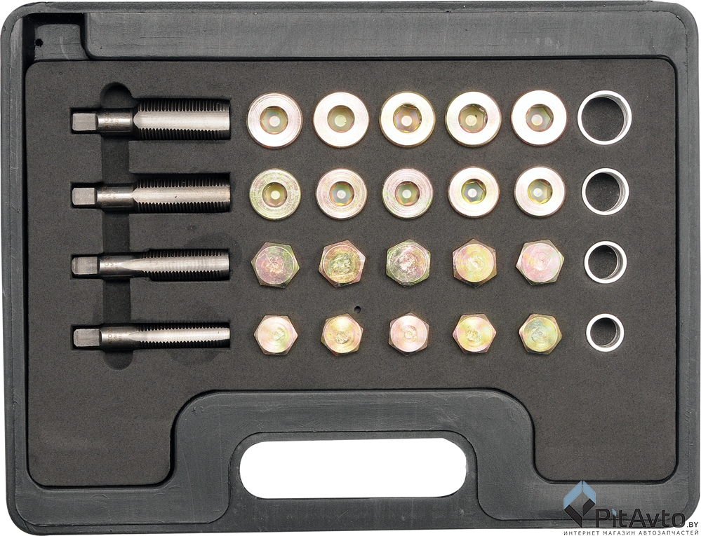 Набор для ремонта масляных пробок YATO М13-20 64пр