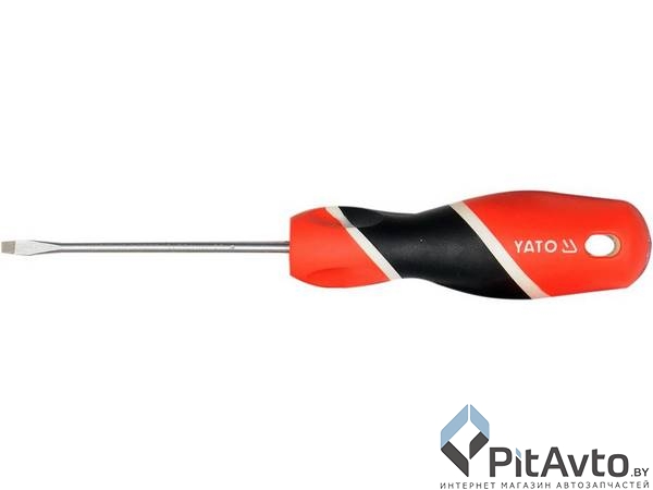 Отвертка шлицевая YATO SL3х100мм