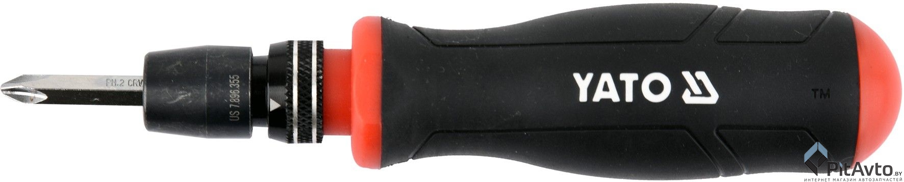 Отвертка реверсивная с битами YATO 31пр