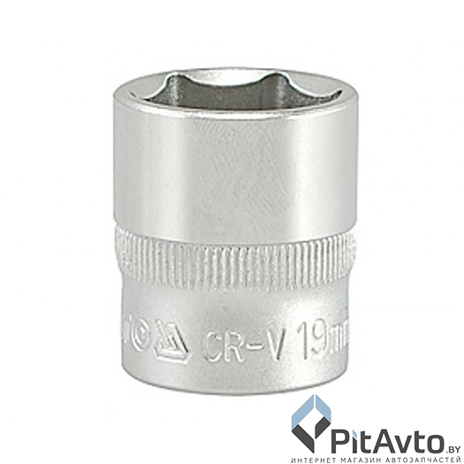 YATO YT-3814 Головка торцевая 19 мм, 6 гр, 3/8