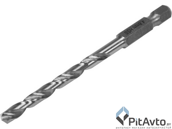 Сверло по металлу шестигранный хвостовик YATO HSS6542 4.8мм