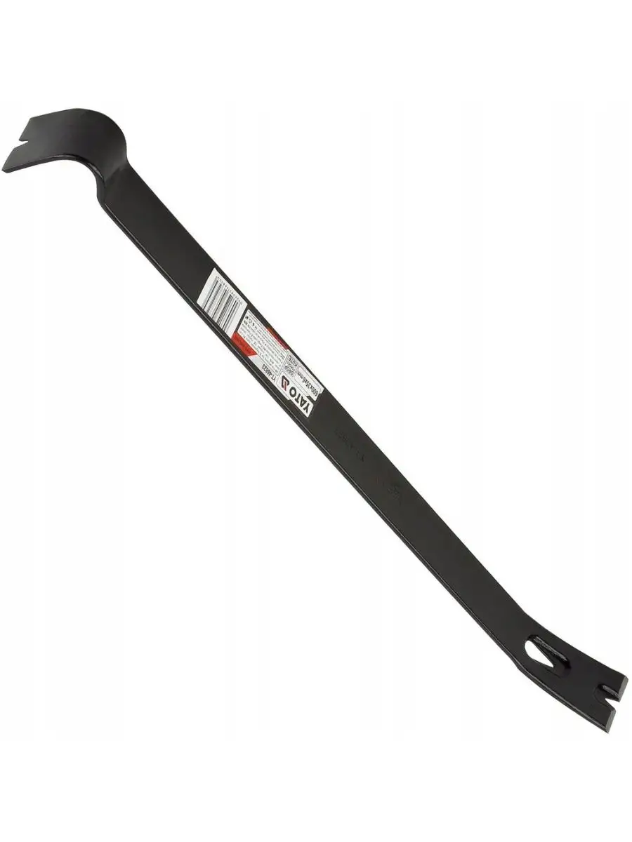 Лом плоский закаленный с гвоздодером YATO 300х35х6мм
