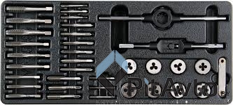 Набор метчиков и плашек YATO M3-12 35пр